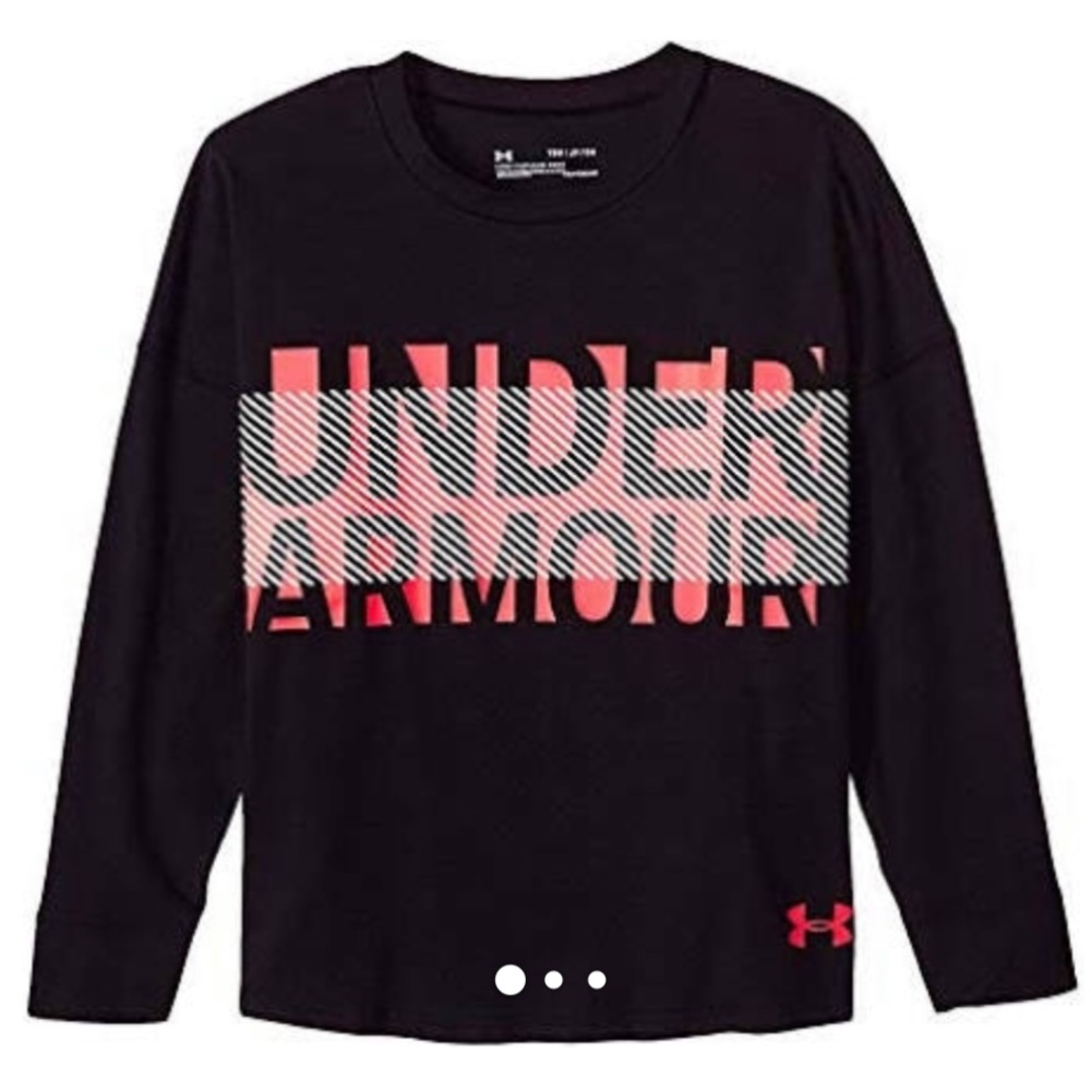UNDER ARMOUR  L OVERLAY BRANDED LONG SLEEVE TEE